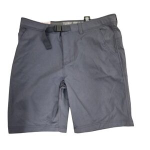 Sierra Designs Shorts Mens 40 Gray Tech Short Stretch Zip Pockets Belt 1798511